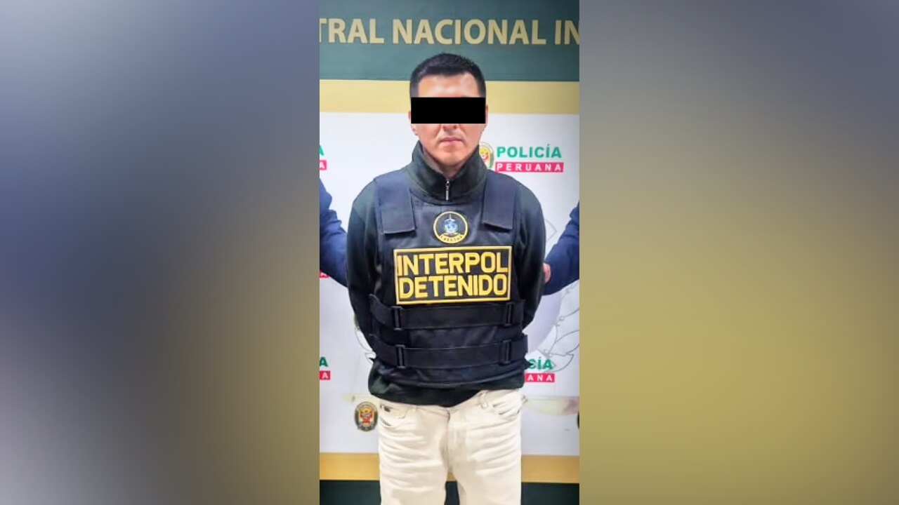 Jossimar Cabrera Cornejo was arrested in Peru
