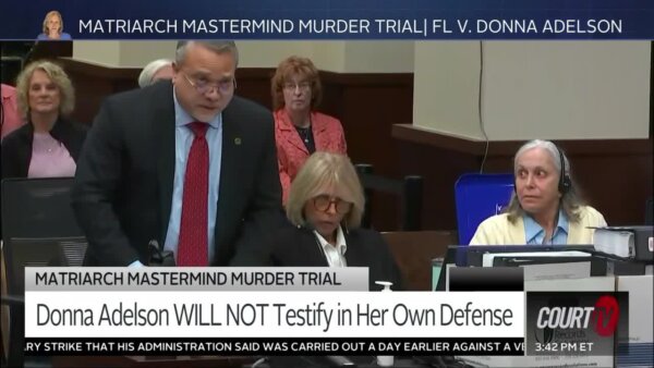 Donna Adelson and her defense team at the defense table.
