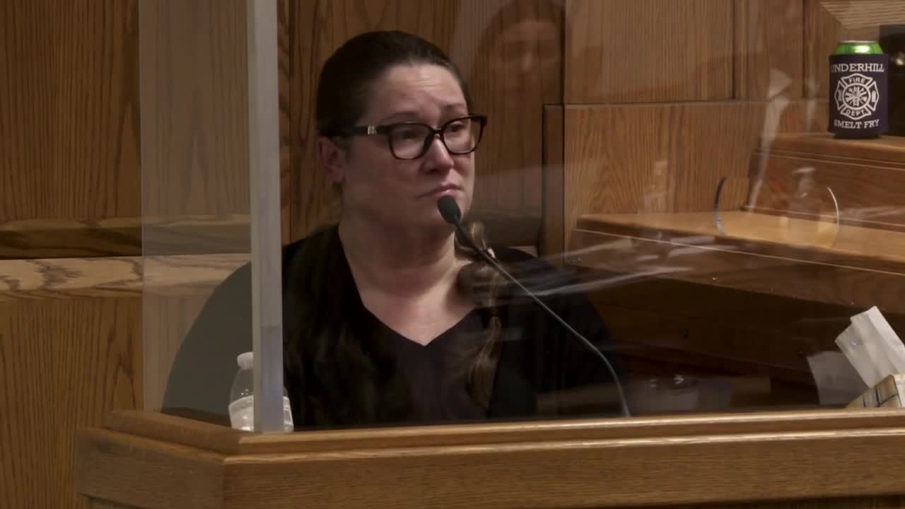 Samanta Krebs on the stand