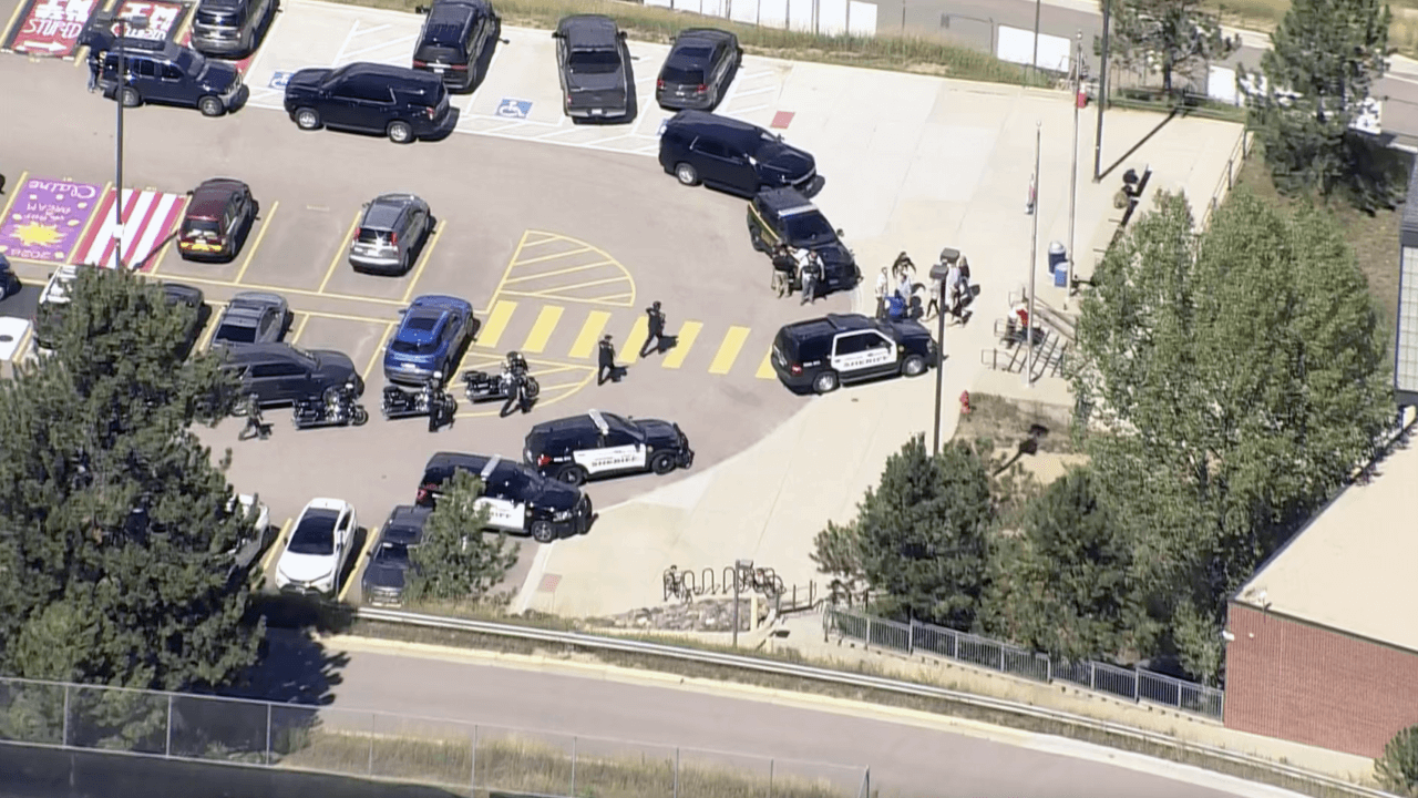 police outside school