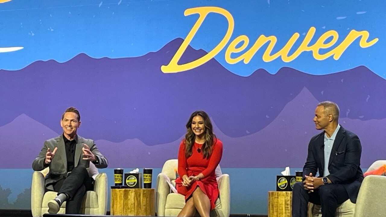 Matt Johnson, Julie Grant and David Scott at panel