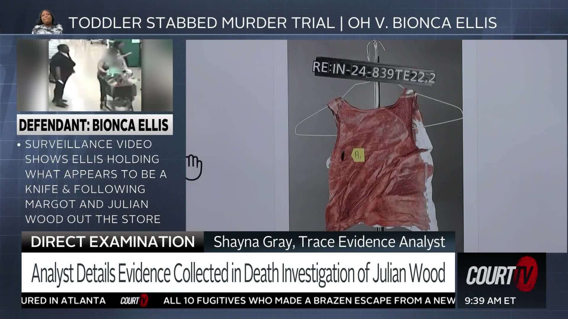 Toddler Stabbed Murder Trial: Jury Sees Knives Bloody Clothes Court