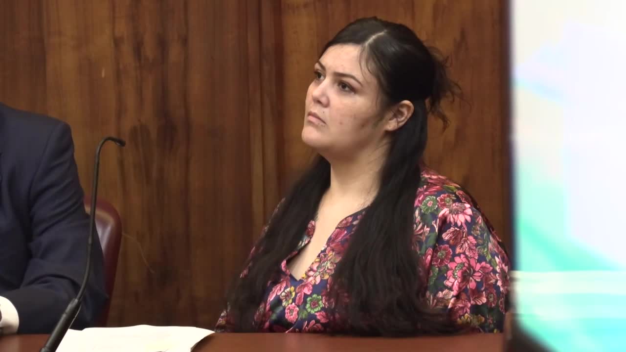 Daisy Link appears in court during her trial