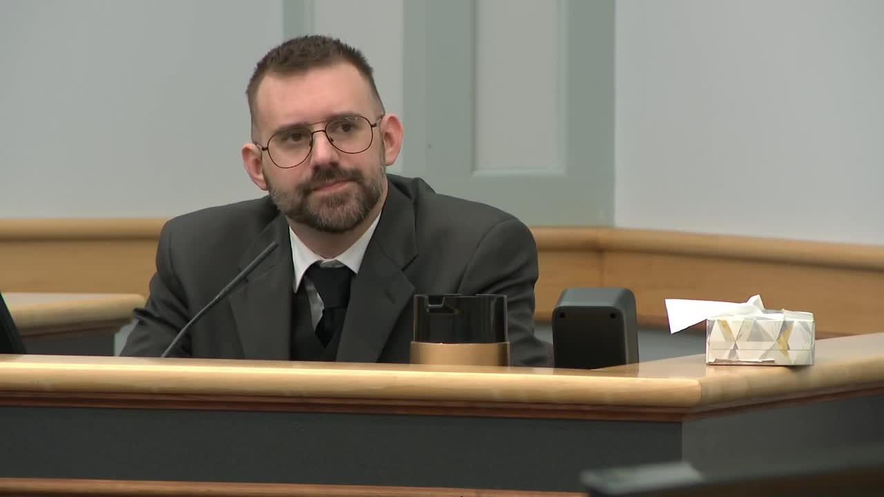 Dustin Duren testifies