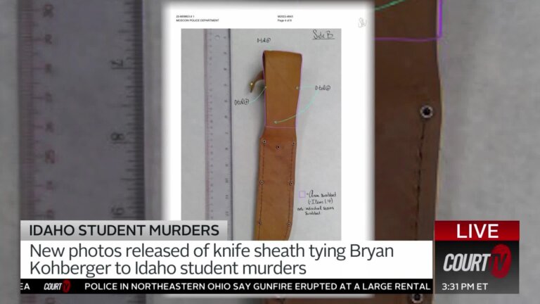 Bryan Kohberger knife sheath