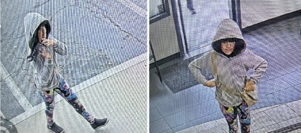 Melodee Buzzard is seen in surveillance photos