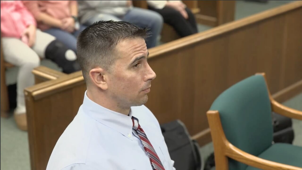 Jerod Norman sits in court