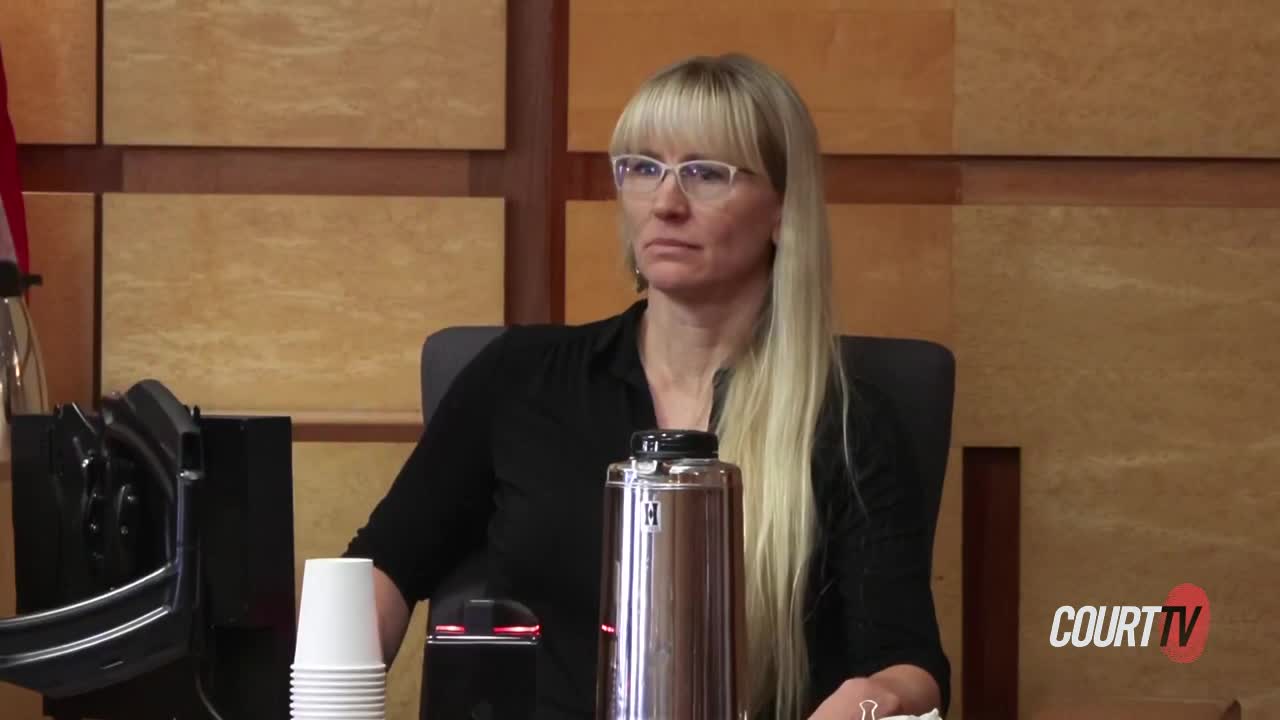 Kathleen Linton testifies in court