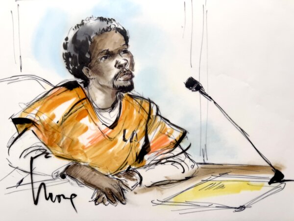 David Burke court sketch