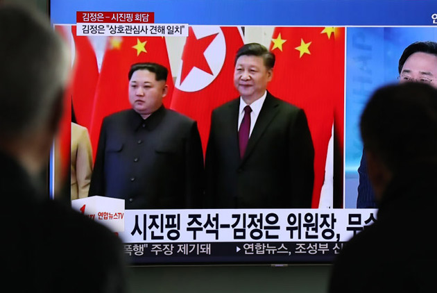 真巧! 中美貿易談判正熱 金正恩也在北京
