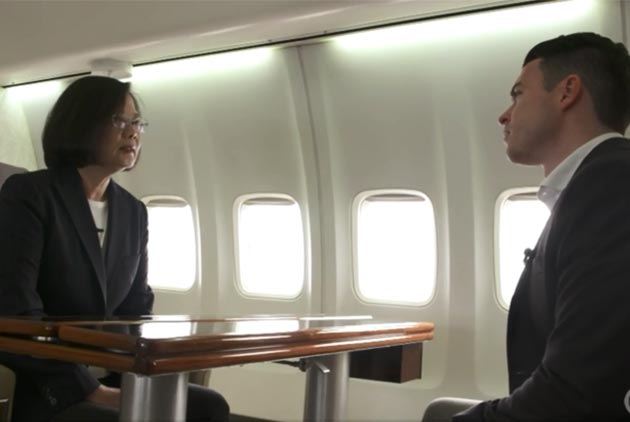 蔡英文接受《CNN》專訪 宣布2020競選連任