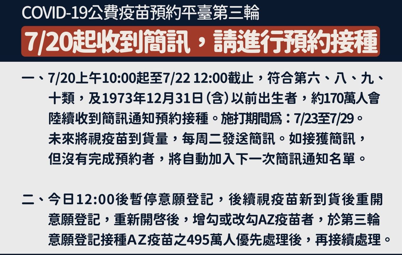 年紀不符卻收到疫苗預約簡訊 誰是第九類 如何查 天下雜誌