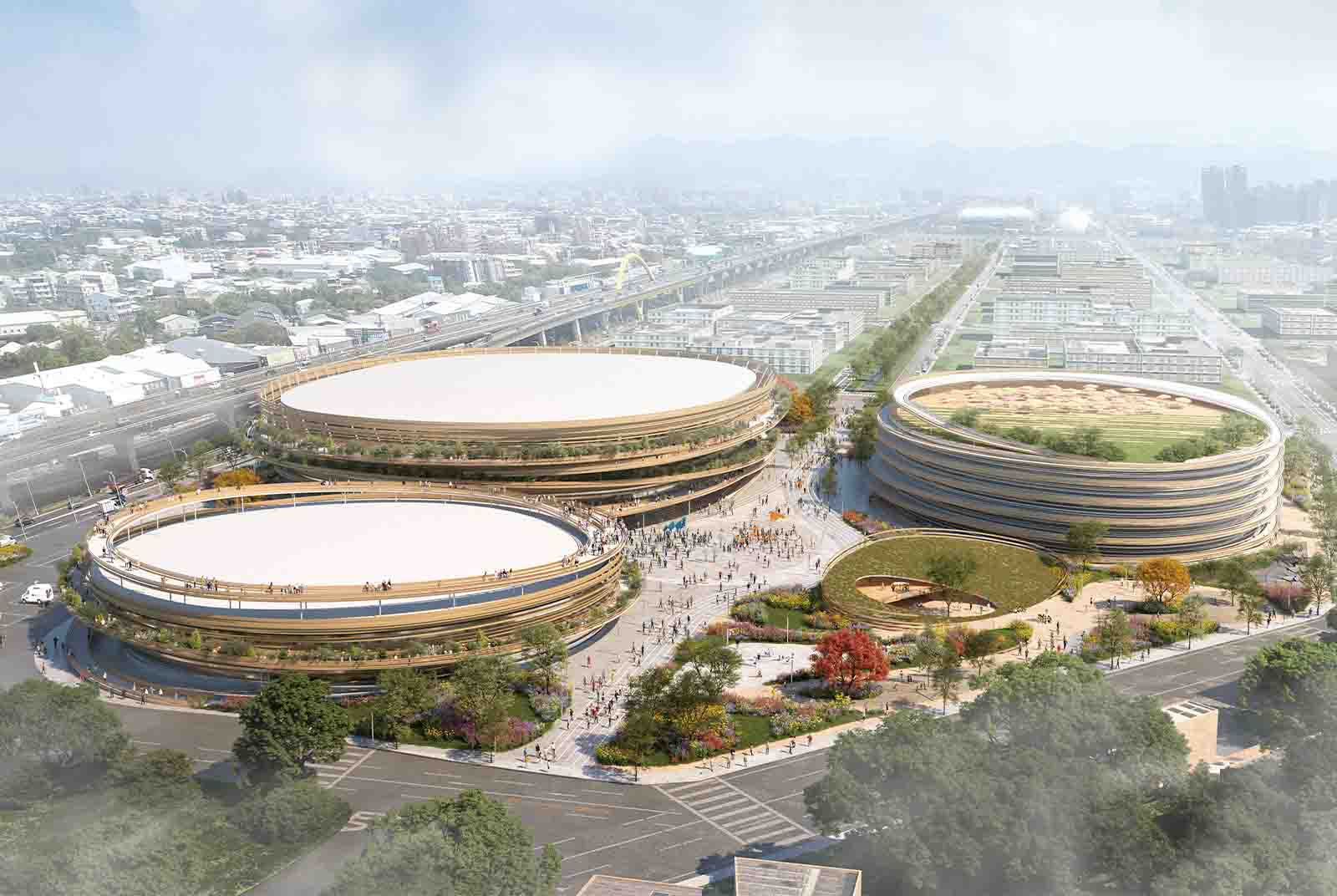 汲取臺中土地的養份，滋長而立的永續綠建築—臺中巨蛋