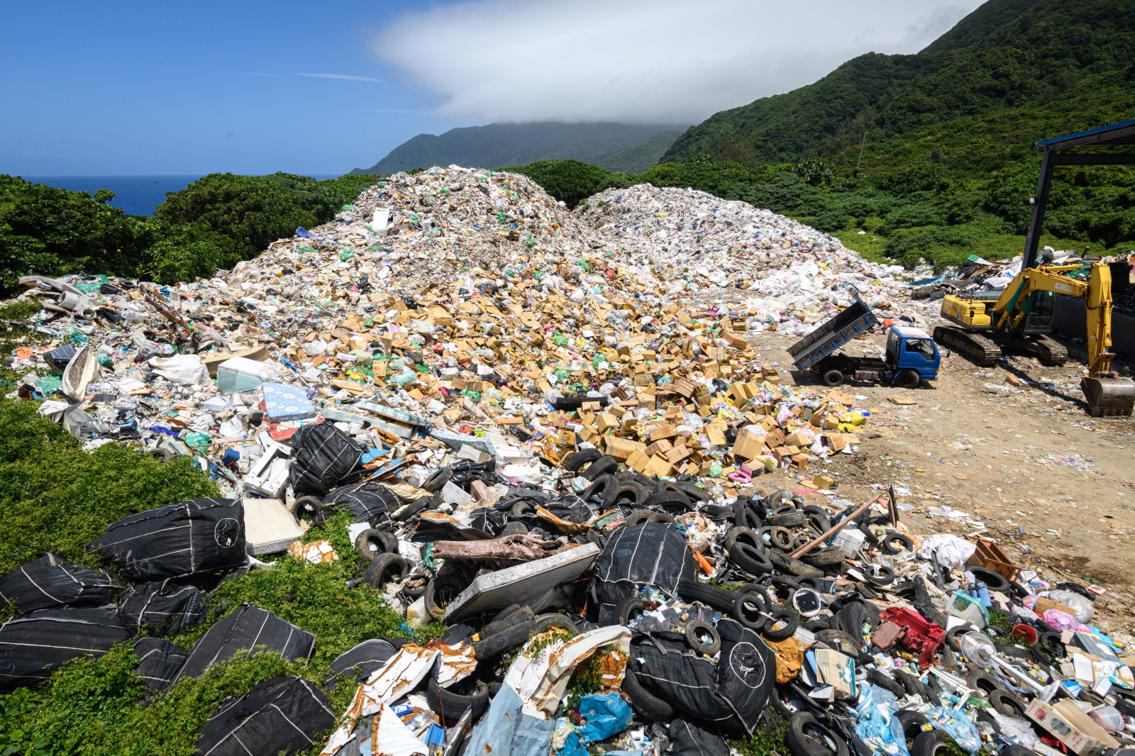 蘭嶼-垃圾-垃圾掩埋場