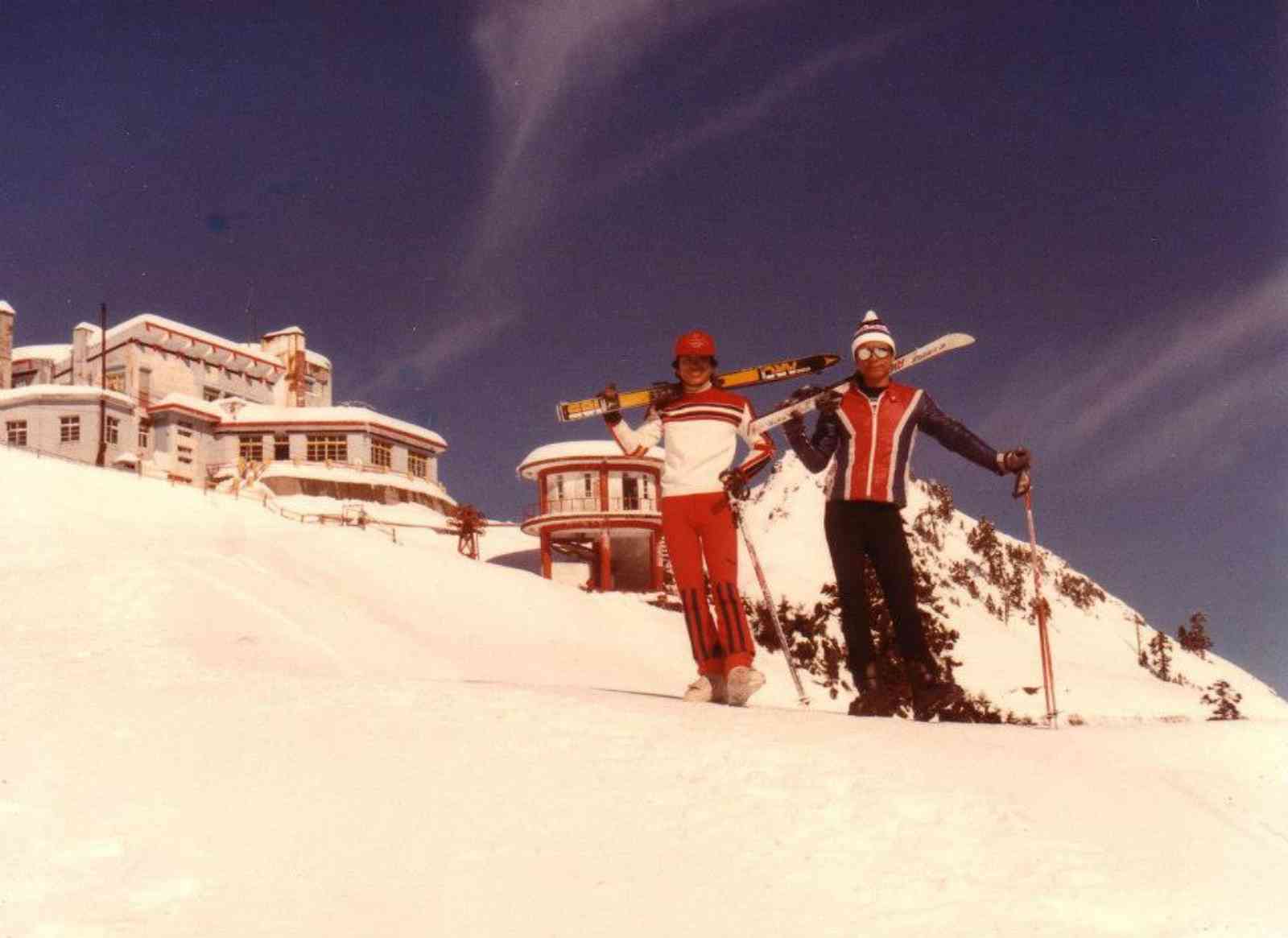 由於合歡山滑雪場設備完善,每年都有滑雪選手前來受訓。