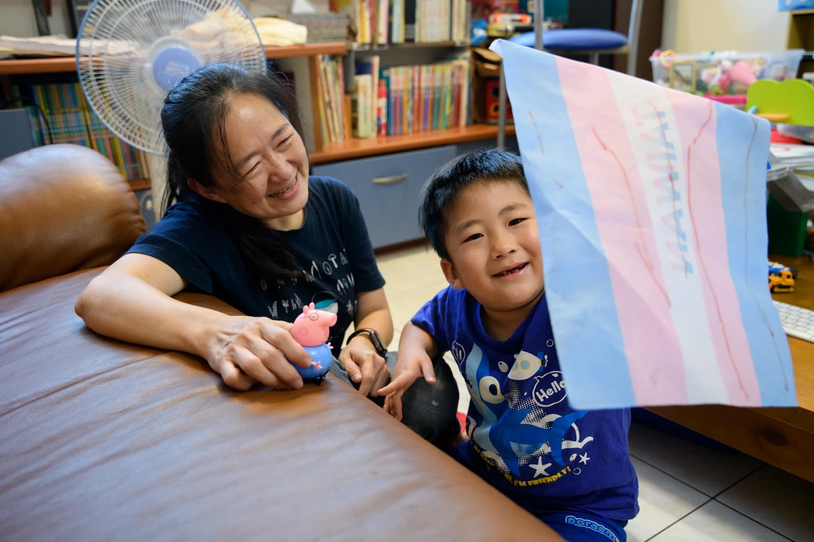 翁麗淑6歲的小兒子患有「小胖威利症」,她也因此熟悉特教、早療議題。