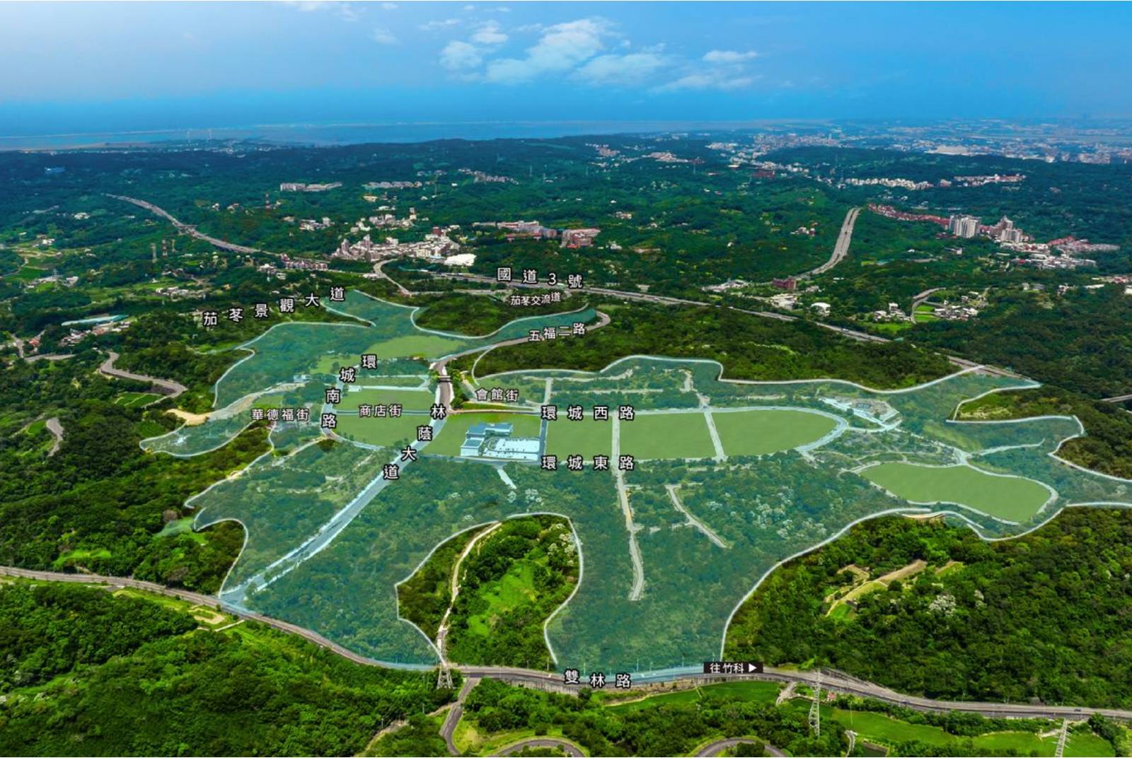 新竹帝寶為房地產的一大突破,地點坐落茄苳交流道旁,到未來的台積電2奈米廠只要車程8分鐘。圖片來源:甲山林機構。