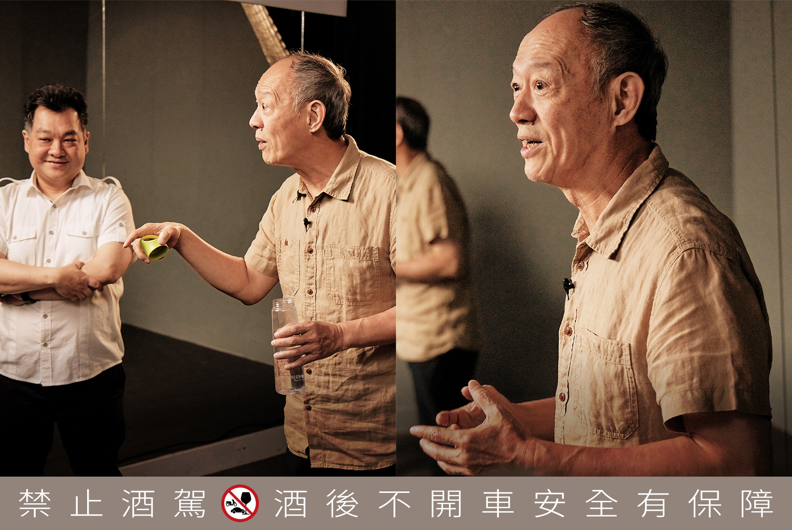 百富品牌大使Daniel沈宇軒(左一)與金士傑老師(右一)暢聊,40年來,金老師對於表演藝術的熱愛與熱情始終如一。而在多年的淬煉中,他的創作初心和變與不變又是什麼呢?精彩內容,邀請您用聽感受。 圖片來源:格蘭父子