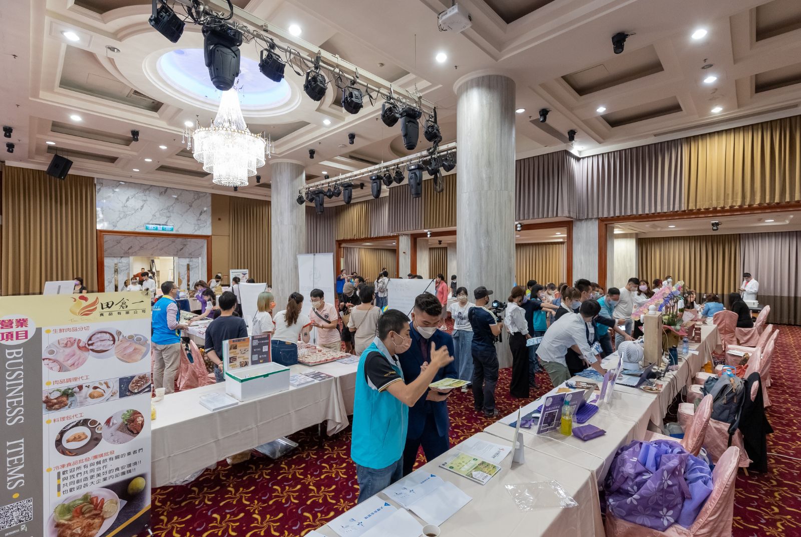 2022年度創新創業企業聯展現場。