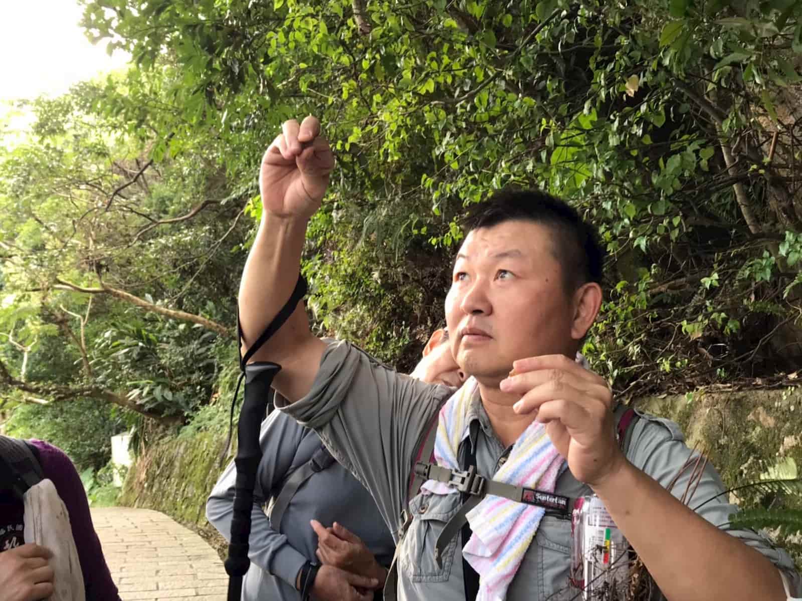 新店區公所觀光導覽志工副隊長鍾仁俊