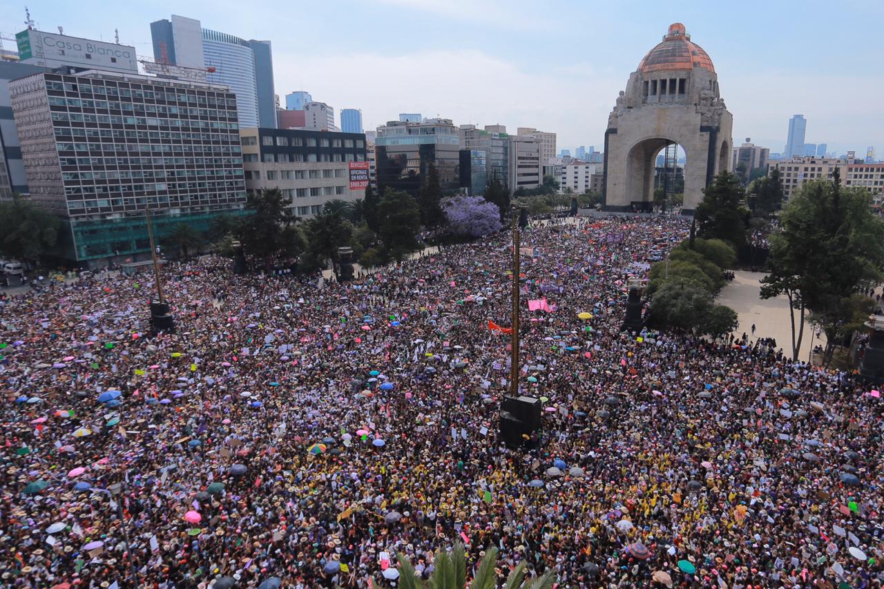 Más De 30 Mil Mujeres Participan En La Marcha Del 8 De Marzo En Cdmx 7354