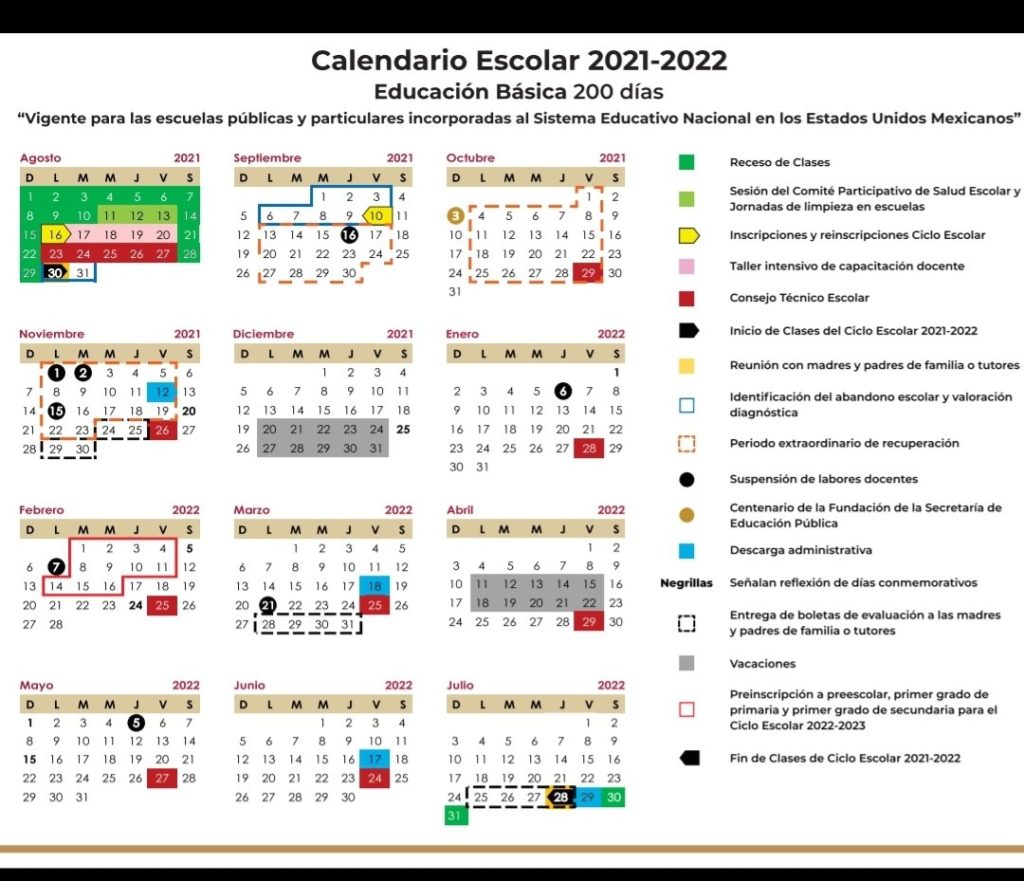 Unam Calendario Para El Ciclo Escolar 2022 2023 El Poder De M Xico