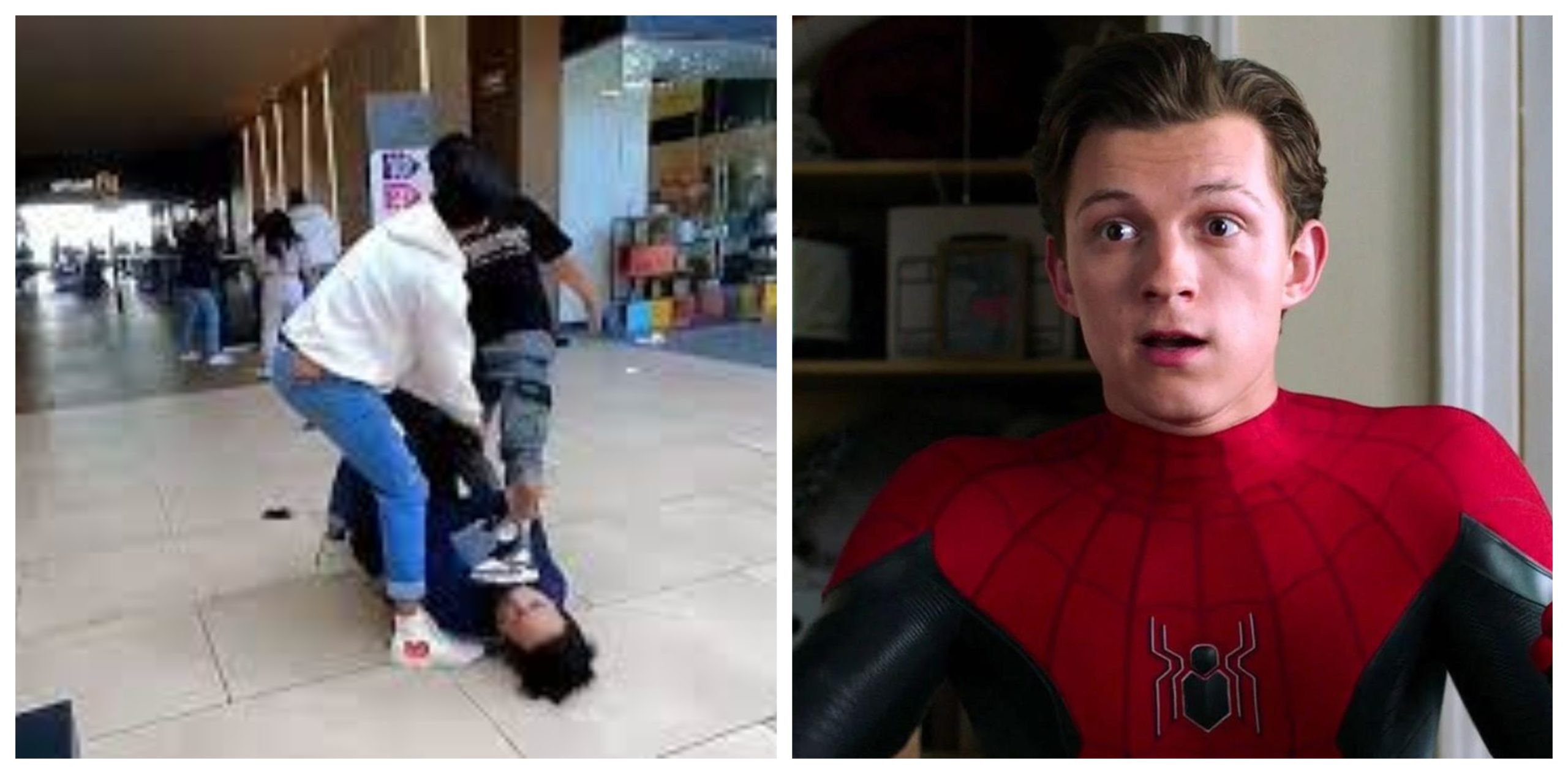 Esto piensa Tom Holland del vídeo de la pelea por boletos de Spider- Man