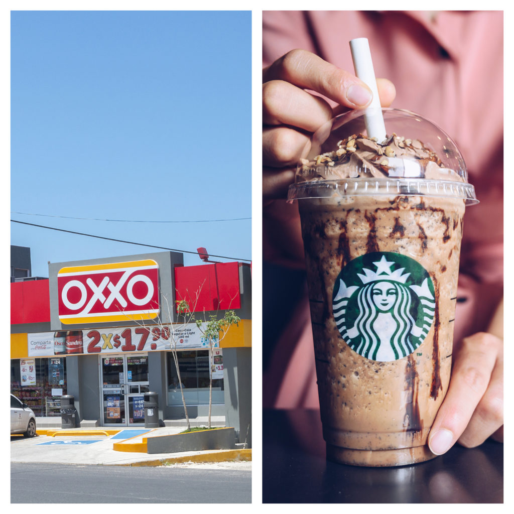 Oxxo y Starbucks