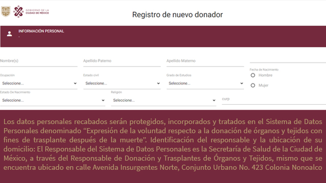 Donación de órganos