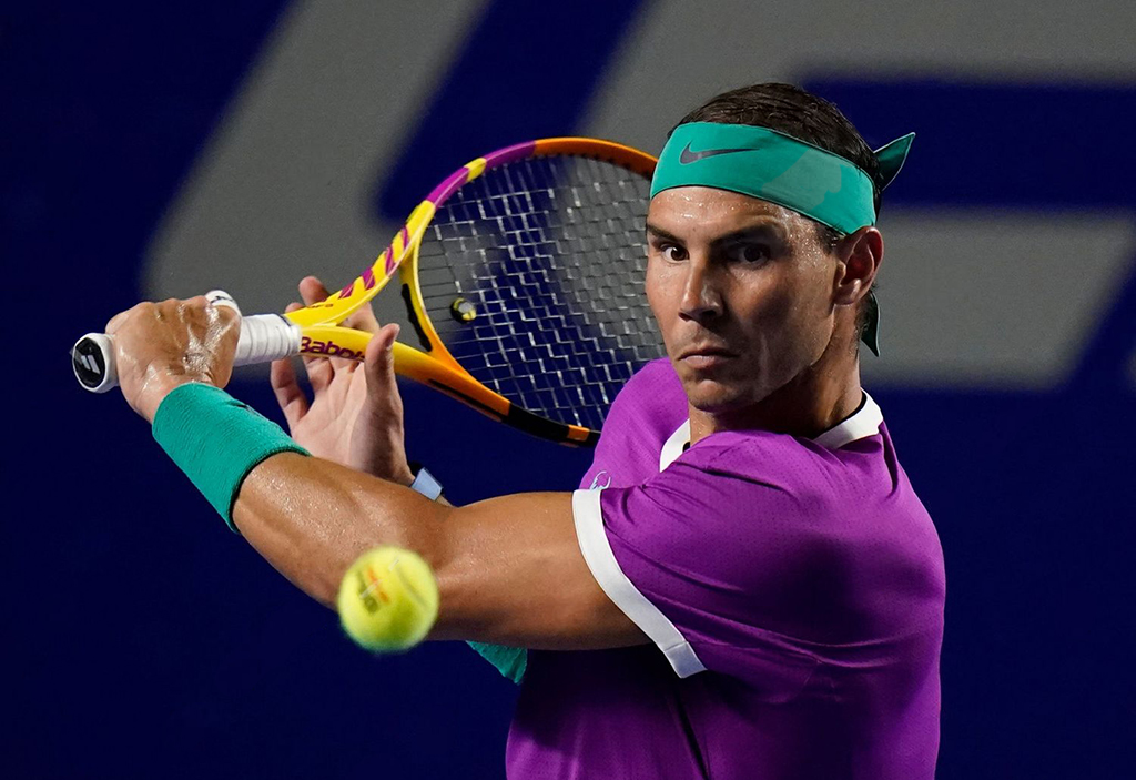 Rafael Nadal pasa a octavos de final en el Abierto Mexicano de Tenis