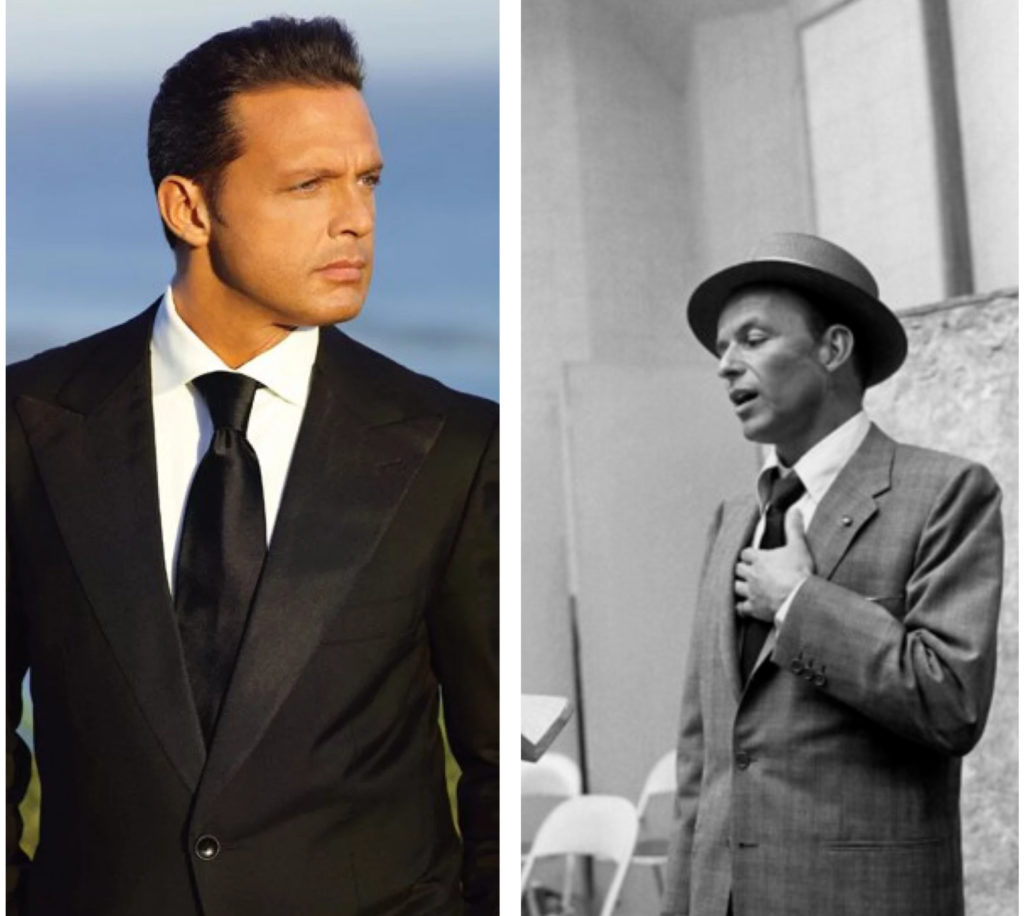 Frank Sinatra y Luis Miguel