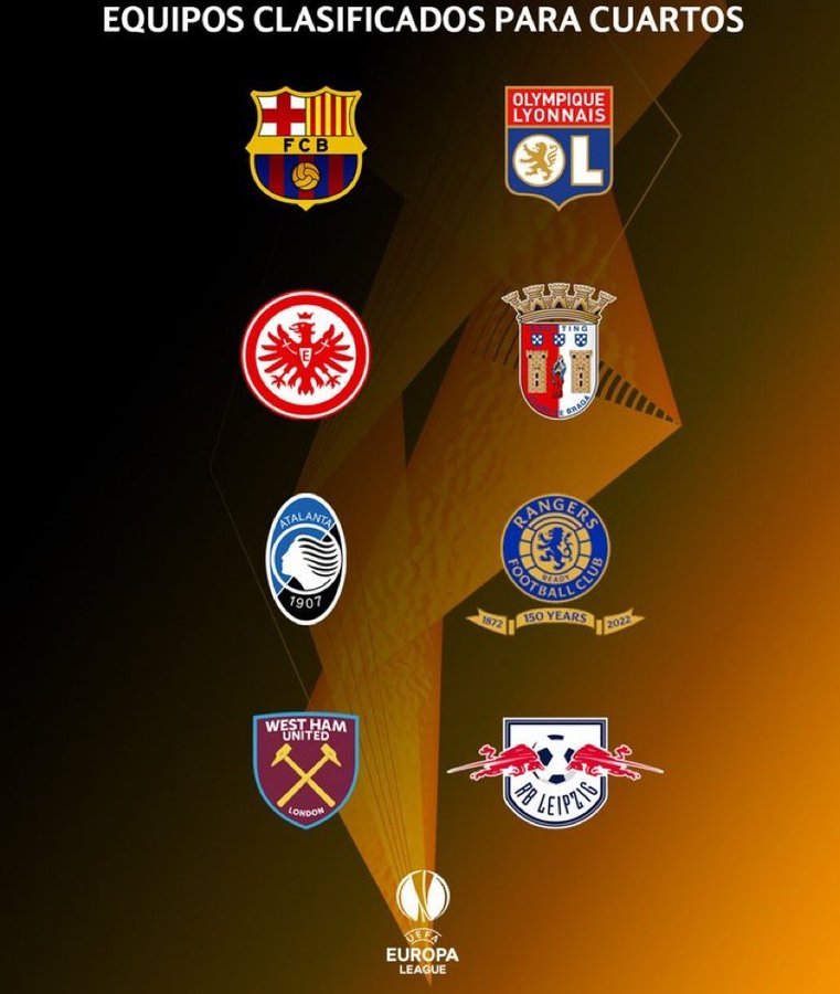Europa League- Estos son los enfrentamientos de los cuartos de fina