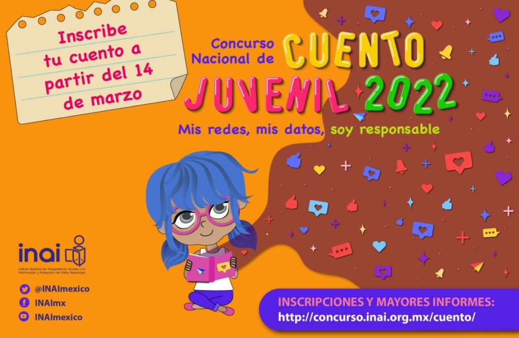 Concurso cuento juvenil 2022 INAI