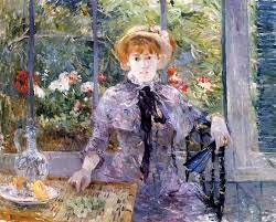 berthe morisot detras del desayuno