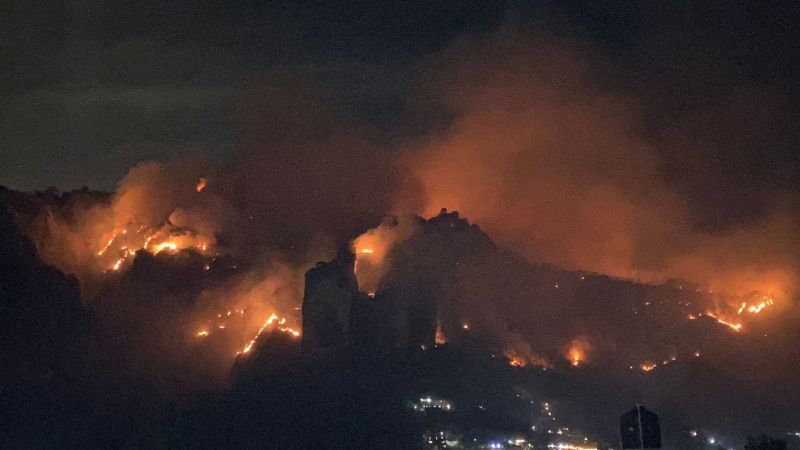 Tepozteco, Tepoztlán incendio