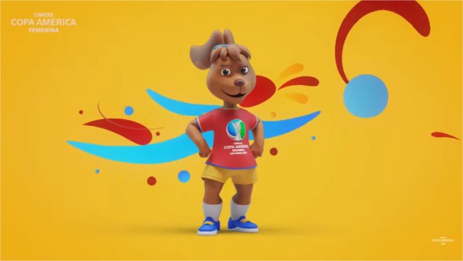 Critican a Conmebol por la nueva mascota de la Copa América Femenin