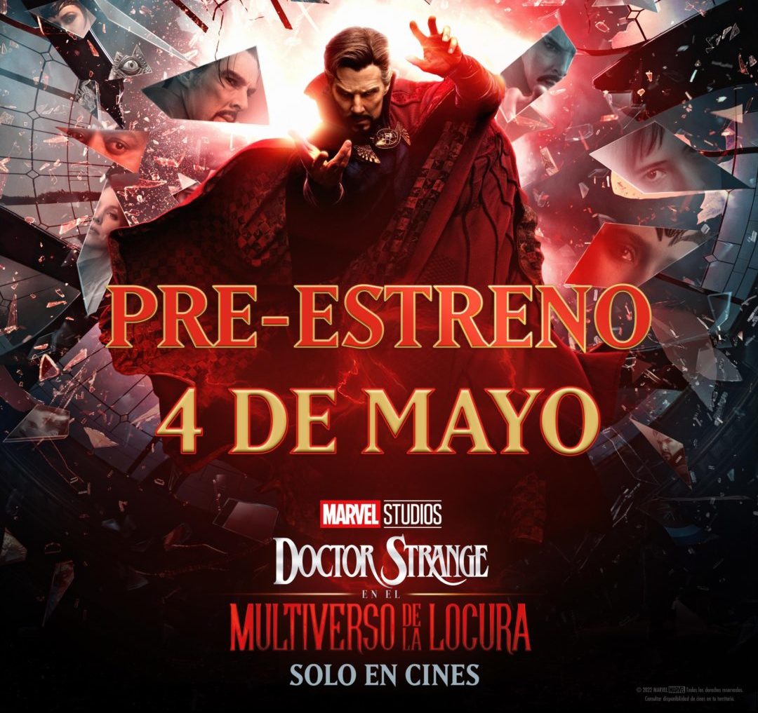 ¿Conseguiste boletos? Cines colapsan en preventa d Doctor Strange 2