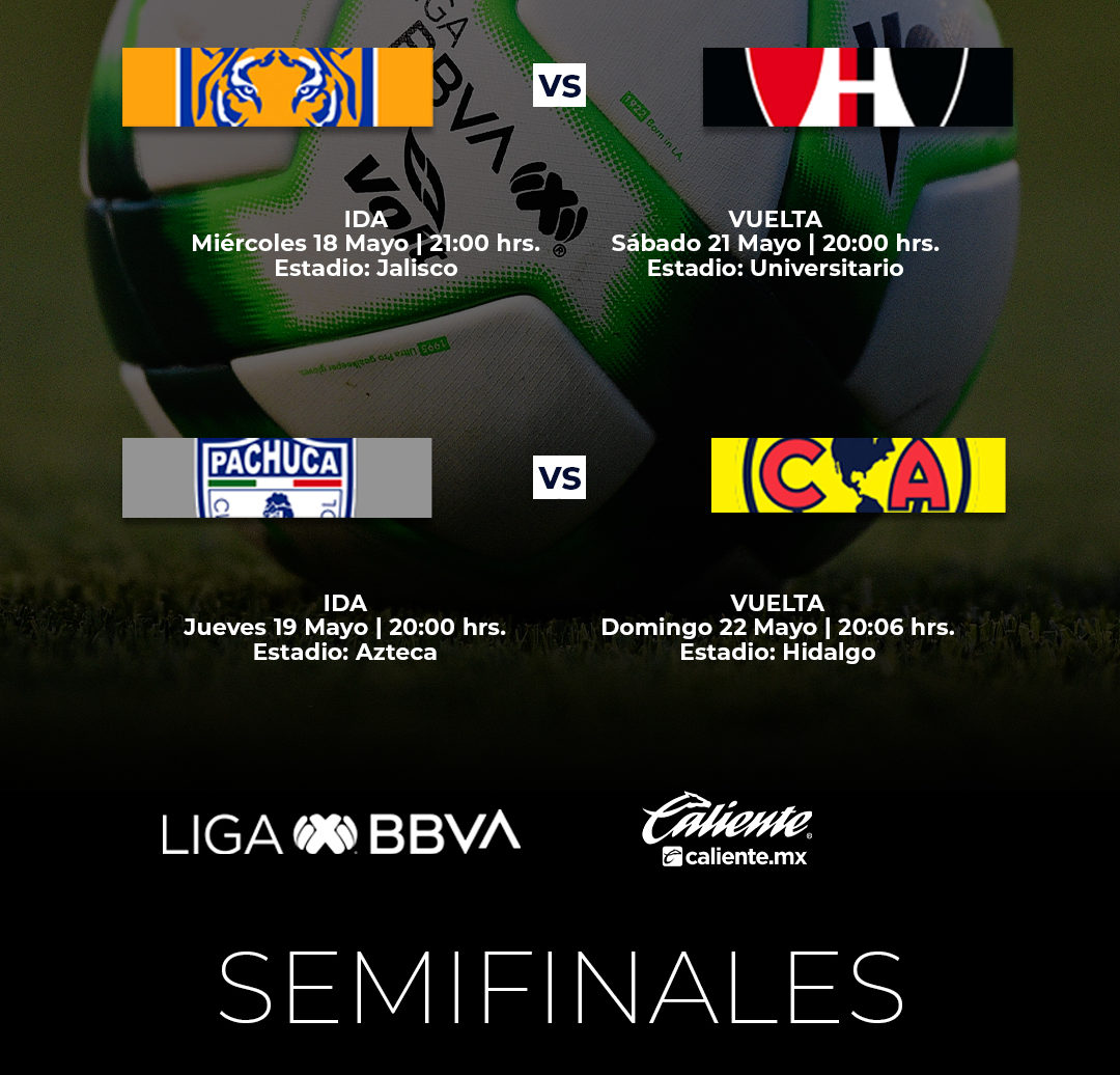 Semifinales Liga MX- Estos son los horarios de los partidos de la fase final