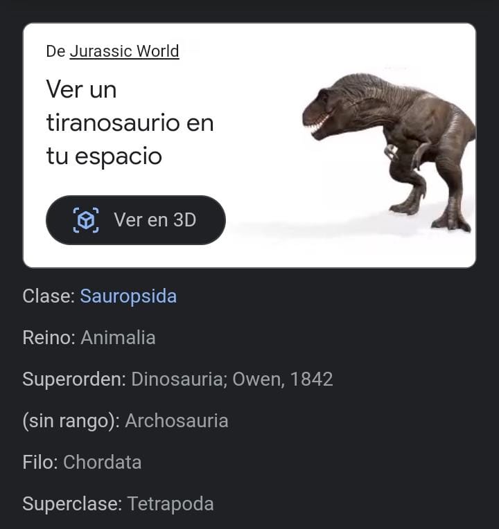 Dinosaurios 3D