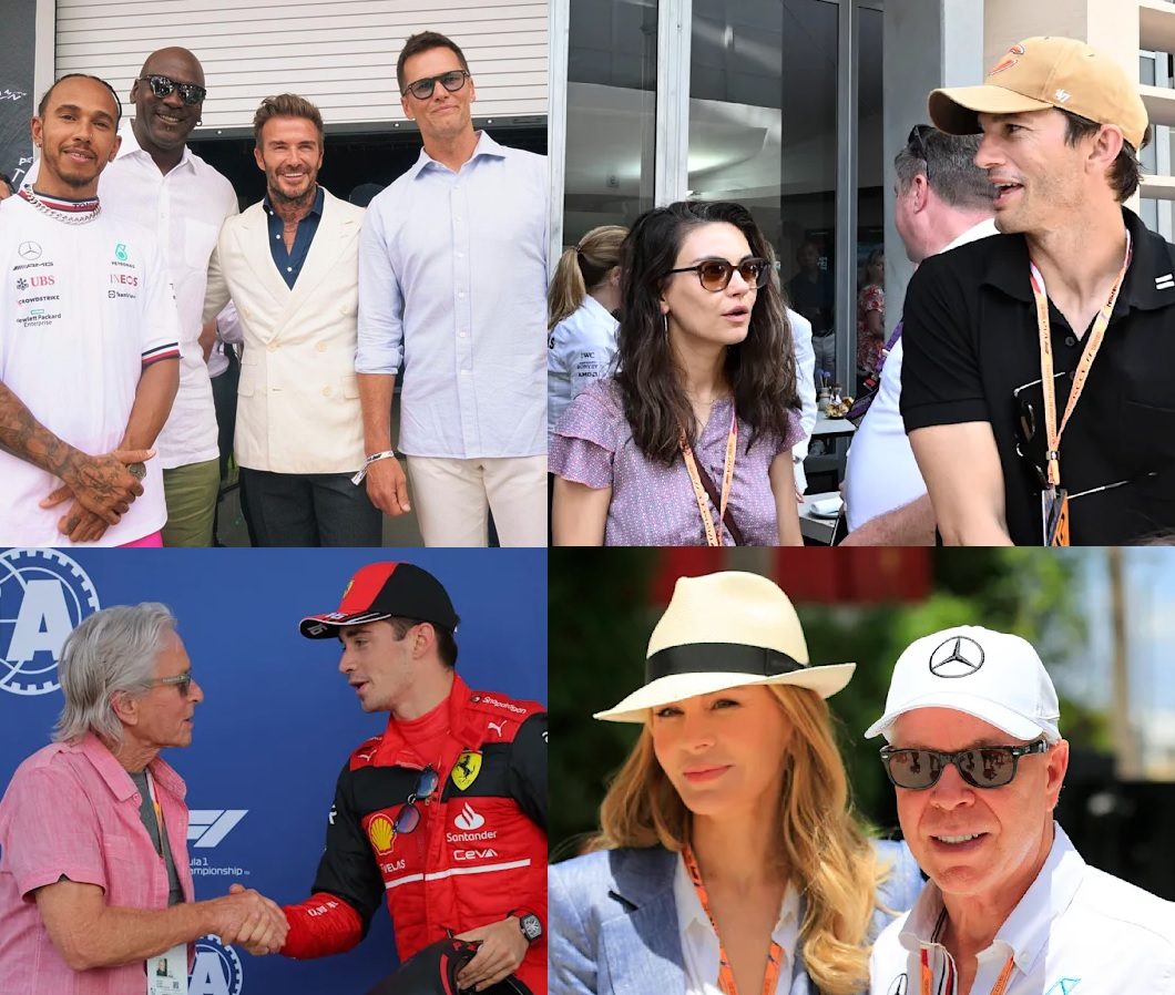 Los famosos que estuvieron presentes en el Gran Premio de Miami