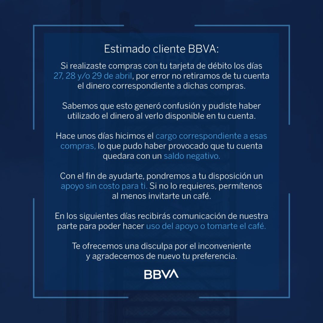 BBVA quiere enmendar su error regalando esto a los clientes