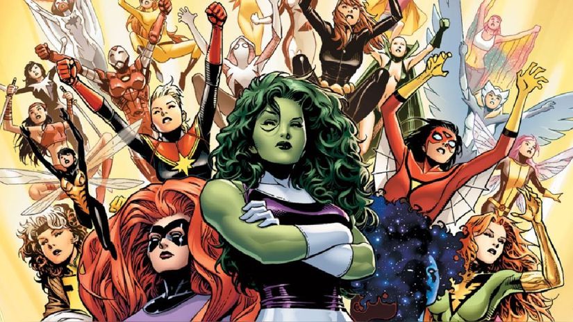 Mujeres fuertes del mundo de Marvel