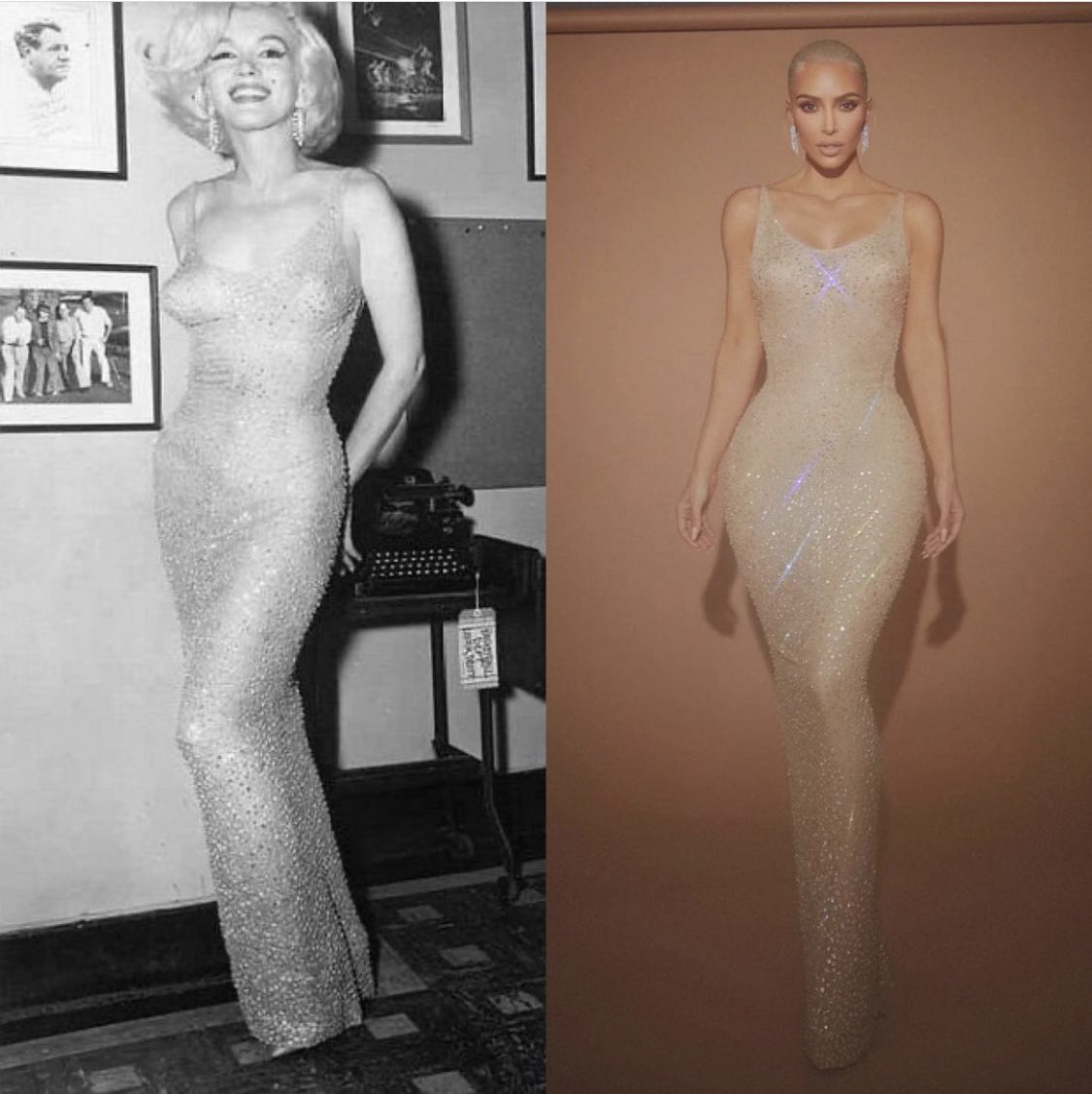 Kim Kardashian y el vestido de Marilyn Monroe que usó en el Met Gala