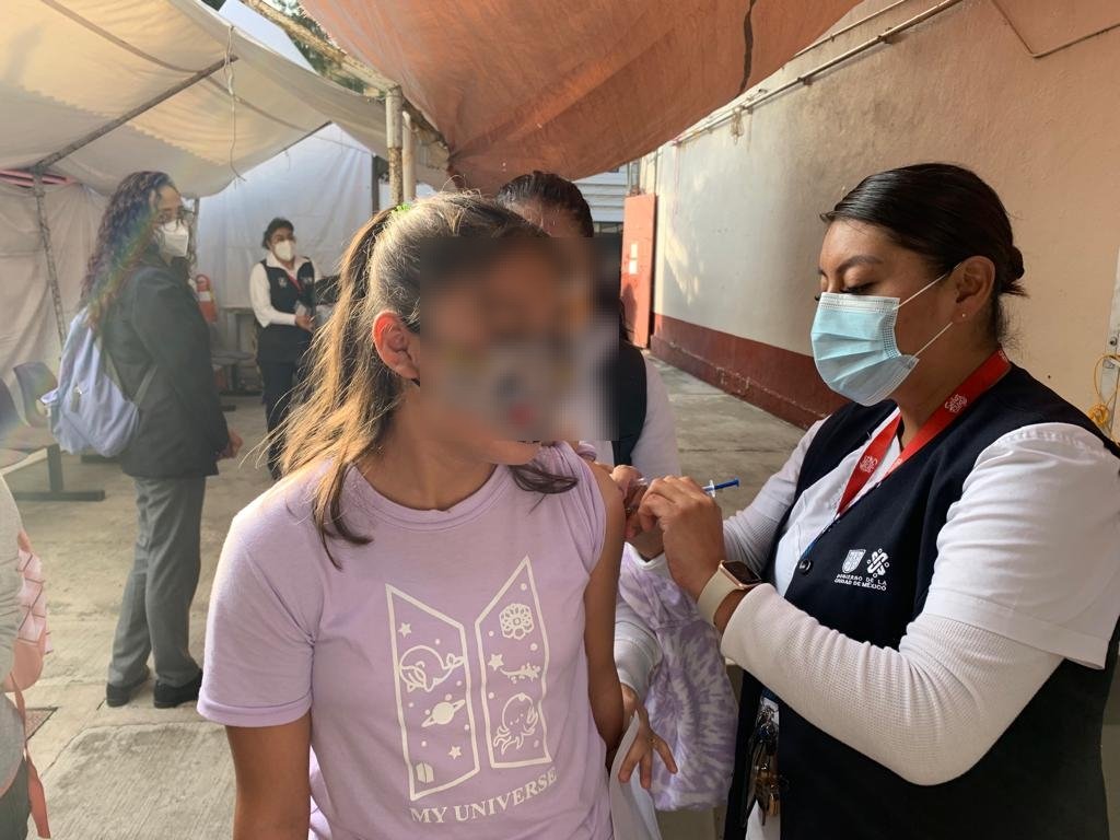 Vacunación a niños de 5 a 11 años CDMX