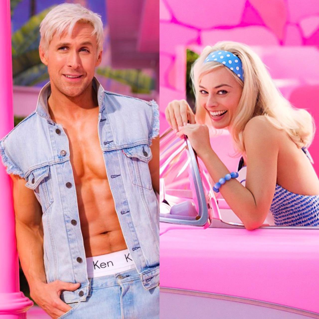 Ryan Gosling y Margot robie Barbie y Ken