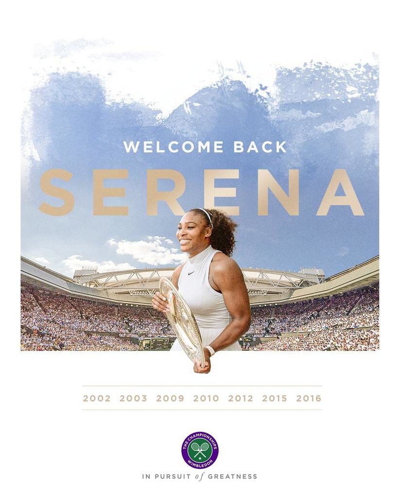 ¡Serena Williams estará n Wimbledon! Aquí los detalles