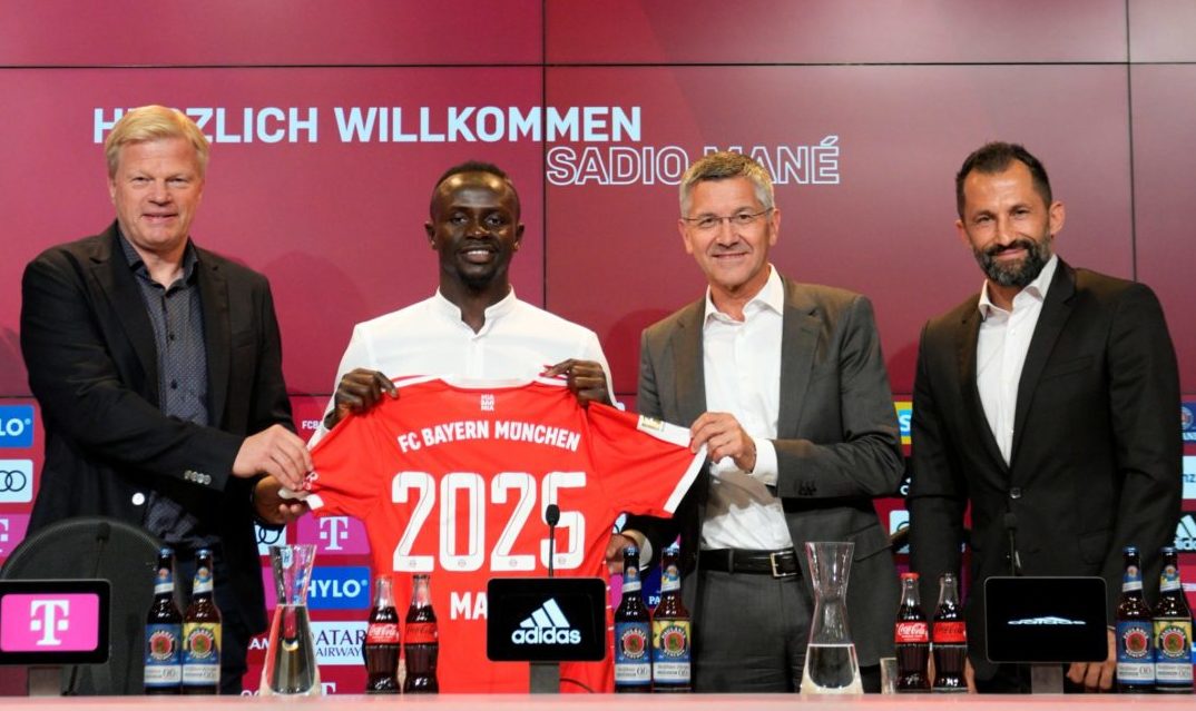 Sadio Mané llega de manera oficial al Bayern Munich