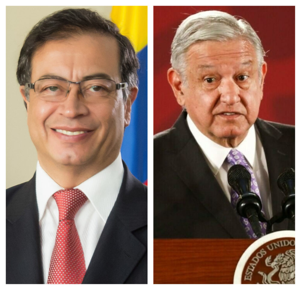 Gustavo Petro y López Obrador