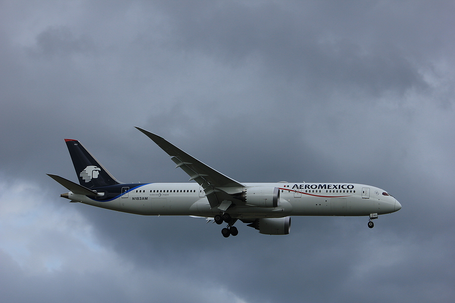 rayo avión aeroméxico