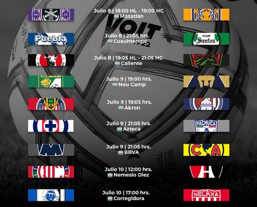 Liga Mx Estos son los partidos de la Jornada 2 del Apertura 2022